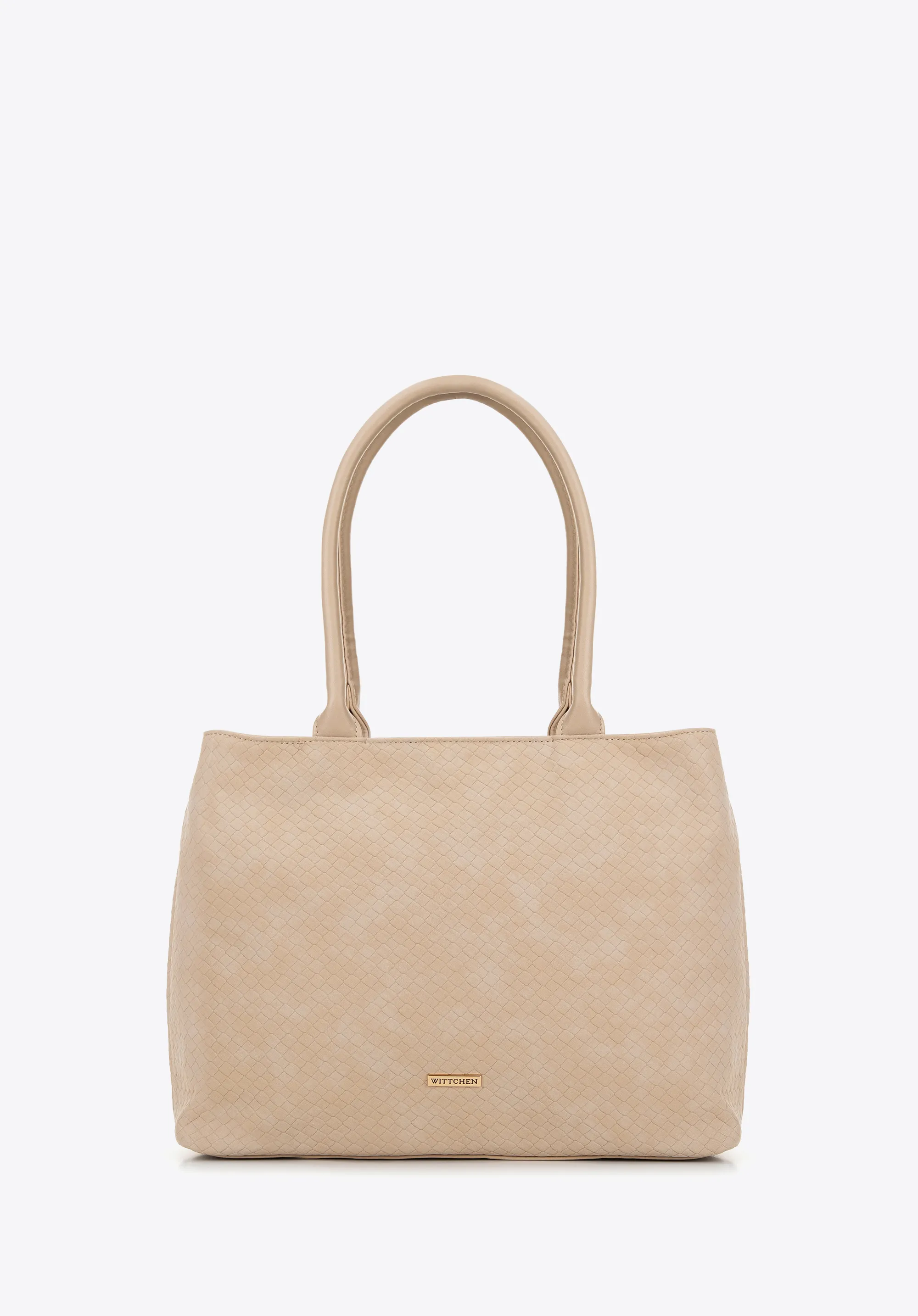 Damen-Shopper aus geprägtem Kunstleder I WITTCHEN