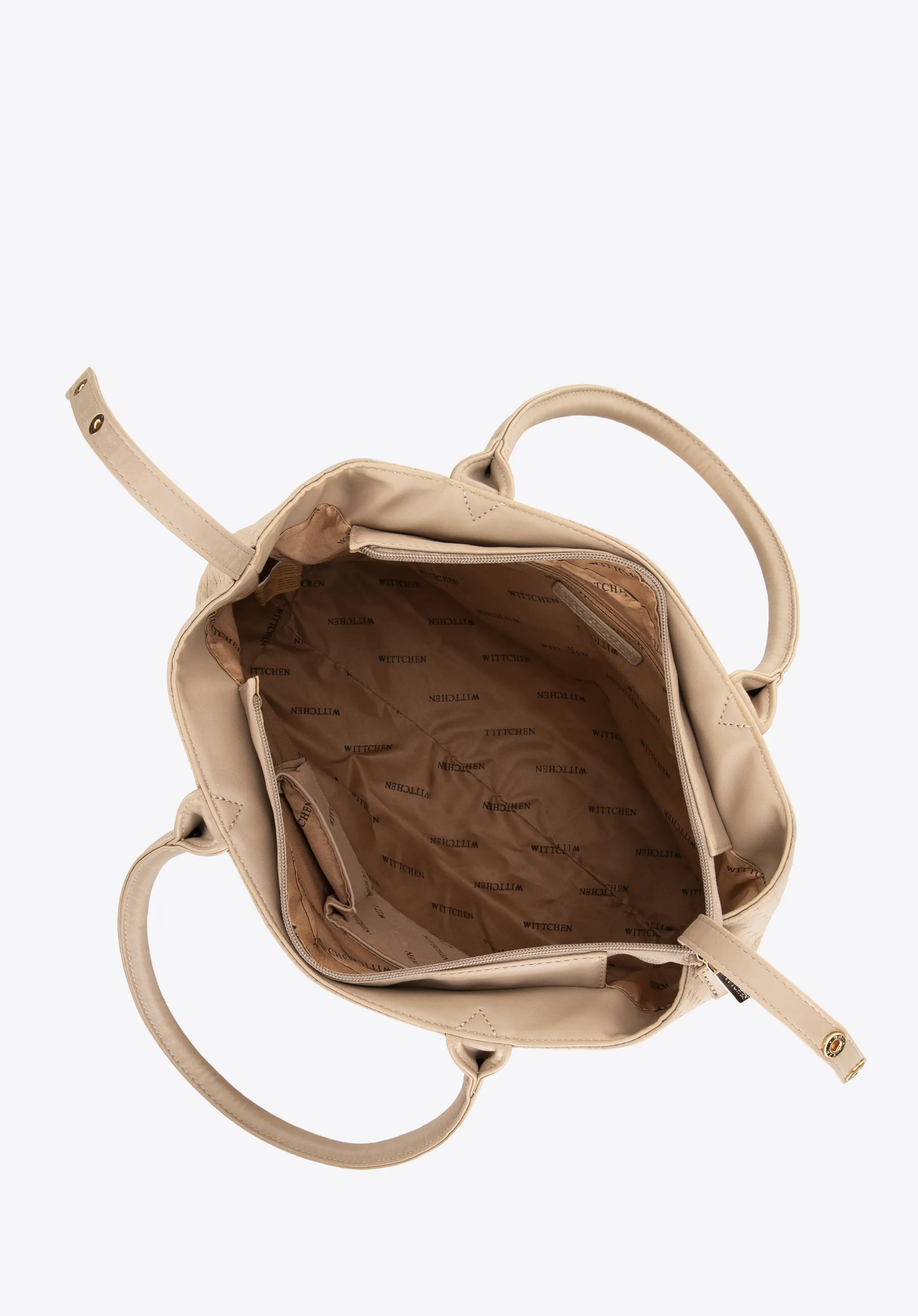 Damen-Shopper aus geprägtem Kunstleder I WITTCHEN