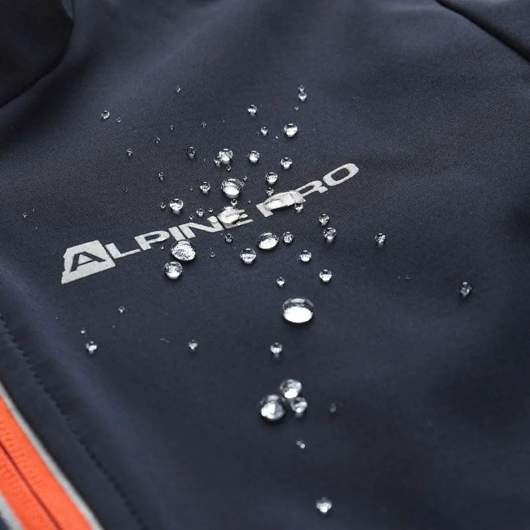 Kinder-Softshelljacke ALPINE PRO TYCHO Marineblau 152-158